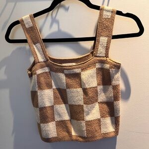 Vestique Chocolate and Vanilla Top
Size M